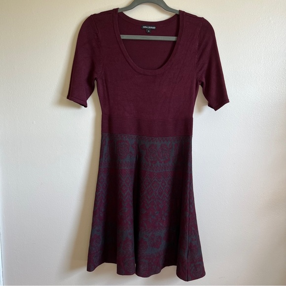 Nina Leonard Fit & Flare Sweater Dress size S - Picture 2 of 5